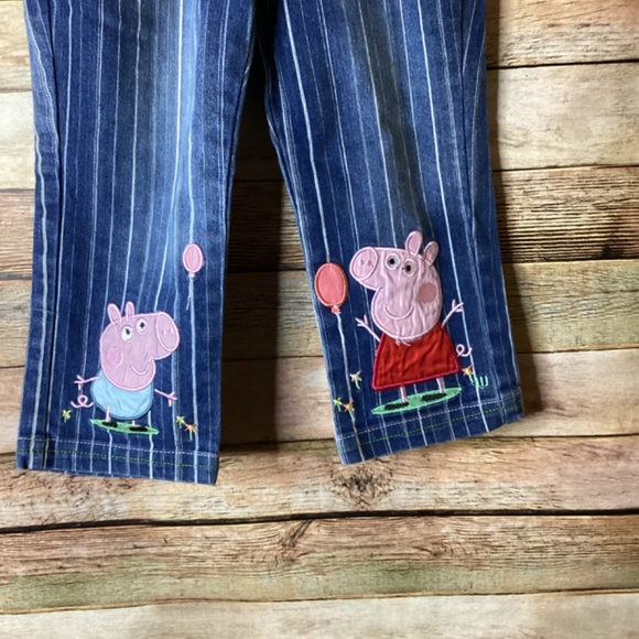 Peppa Pig Denim Jeans From “Nova” Baby Girl 18-24 Months - Picture 6 of 6